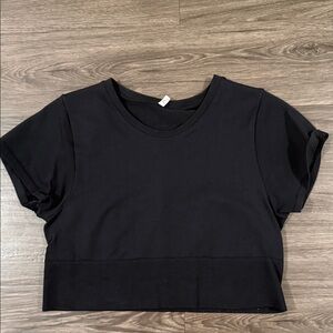 Elegant Black Women's Crop Top